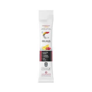 CELSIUS On-the-Go Powder Sticks Cranberry Lemon. Essential Energy 2.6 Oz (14 Sticks per Pack) Packaging may vary - Image 3