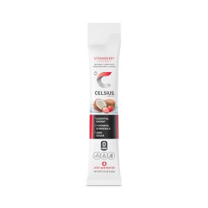 CELSIUS On The Go Strawberry Coconut. Sugar Free Energy Drink Mix (14 Sticks per Pack) - Image 3