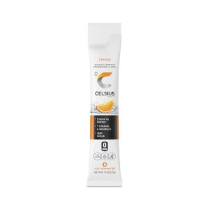 CELSIUS On-the-Go Powder Stick Zero Sugar (14 Sticks per Pack). Orange. 2.60 Oz - Image 3