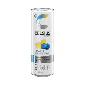 CELSIUS Fizz Free Blue Razz Lemonade. Functional Essential Energy Drink 12 Fl Oz (Pack of 12) - Image 5