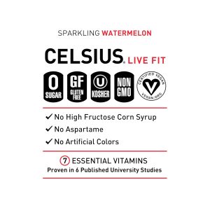 CELSIUS Sparkling Watermelon. Functional Essential Energy Drink 12 Fl Oz (Pack of 12) - Image 4