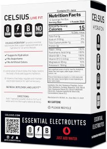 CELSIUS Hydration Fruit Punch. Sugar Free Electrolyte Hydration Drink Mix (Pack of 14) - Image 2