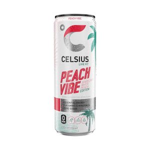 CELSIUS Sparkling Peach Vibe. Functional Essential Energy Drink 12 Fl Oz (Pack of 12) - Image 5