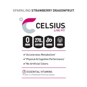 CELSIUS ESSENTIALS Sparkling Dragonberry. Sugar Free Performance Energy Drink. 16 Fl Oz (Pack of 12) - Image 4