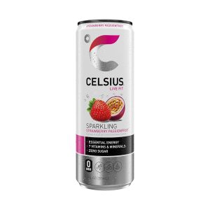 CELSIUS Sparkling Strawberry Passionfruit. Sugar Free Energy Drink. 12 Fl Oz (Pack of 12) - Image 5
