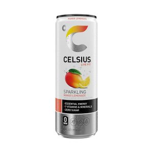 CELSIUS Sparkling Mango Lemonade. Functional Energy Drink 12 Fl Oz (Pack of 12) - Image 5