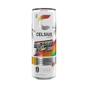 CELSIUS RETRO VIBE Sparkling Sherbet Slush. Sugar Free Energy Drink. 12 Fl Oz (Pack of 12) - Image 5