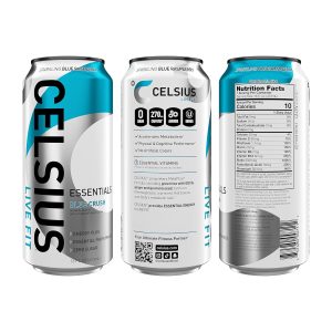 CELSIUS ESSENTIALS Sparkling Blue Crush. Sugar Free Performance Energy Drink. 16 Fl Oz (Pack of 12) - Image 3