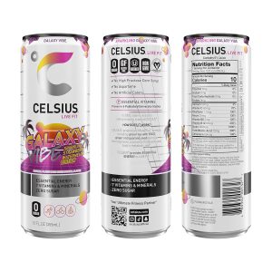 CELSIUS Sparkling Galaxy Vibe. Functional Essential Energy Drink 12 Fl Oz (Pack of 12) - Image 3