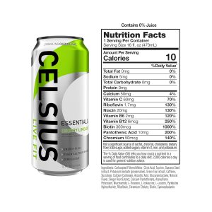 CELSIUS ESSENTIALS. Sparkling Cherry Limeade. Performance Energy Drink 16 Fl Oz (Pack of 12) - Image 2