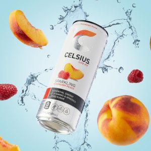 CELSIUS Sparkling Raspberry Peach. Functional Essential Energy Drink 12 Fl Oz (Pack of 12) - Image 6