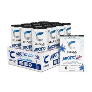 CELSIUS Zero Sugar Energy Drink & Powder Stick Bundle. Arctic Vibe