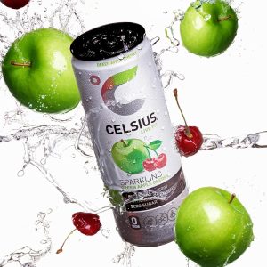 CELSIUS Sparkling Green Apple Cherry. Functional Essential Energy Drink. 12 Fl Oz (Pack of 12) - Image 6