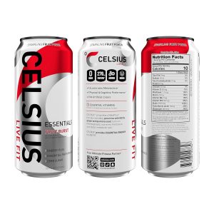 CELSIUS ESSENTIALS Sparkling Fruit Burst. Sugar Free Performance Energy Drink. 16 Fl Oz (Pack of 12) - Image 3