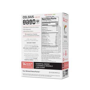 CELSIUS On-the-Go Powder Sticks Kiwi Guava Lime. Essential Energy 2.6 Oz (14 Sticks per Pack) - Image 2