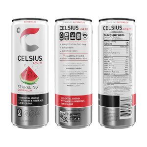 CELSIUS Sparkling Watermelon. Functional Essential Energy Drink 12 Fl Oz (Pack of 12) - Image 2