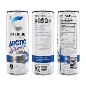 CELSIUS Arctic Vibe Sparkling Frozen Berry. Functional Energy Drink. 12 Fl Oz (Pack of 12) - Image 3